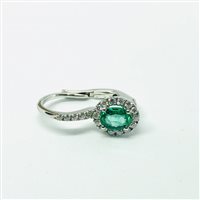 Pendientes Mirco Visconti Mujer in Oro blanco Smeraldo 0.64 Ct Z685M/B5S - Z685M/B5S